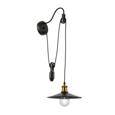 Wall lamp EVOLUCE. Sle120501-01. ESPERAZZA. 1x60 W, E27, 26x50 cm, black color