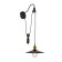 Wall lamp EVOLUCE. Sle120501-01. ESPERAZZA. 1x60 W, E27, 26x50 cm, black color
