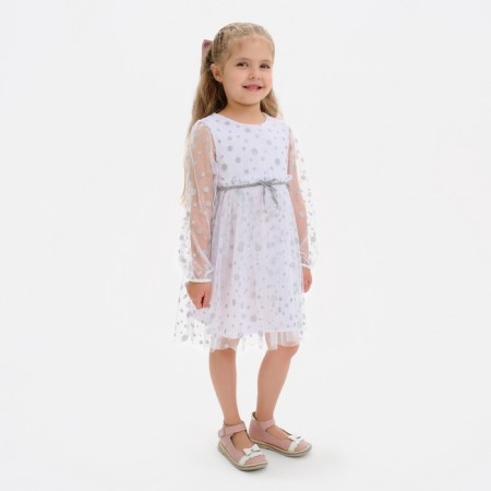 Baby dress "Snowflake" Kaftan p. 34 (122-128 cm)