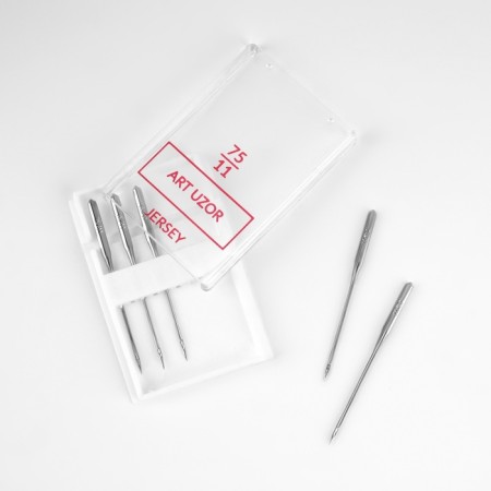 Needles for household sewing machines, for knitwear, No. 75/11, 5-1