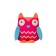 Pillow - OWL toy, size 40x27 cm, pink color