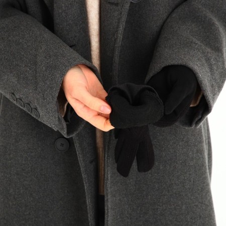 Gloves are female, dimensionless, with insulation, black color-5