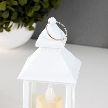 Spinker "Candle in the flashlight" LED 1W battery AG13 white 6.4x6.4x14cm Risalux-5