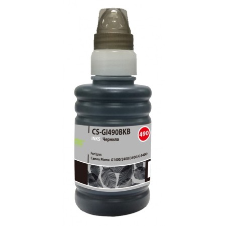 Cactus CS-GI490BKB ink for Canon Pixma G1400/G2400/G3400, 100ml, black-1