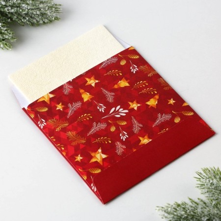 Aromasash in the New Year's envelope, for the New Year, mix, 11 x 11 cm.-9