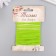 Braid decorative elastic band "light green round" winding 4 m width 0.2 cm