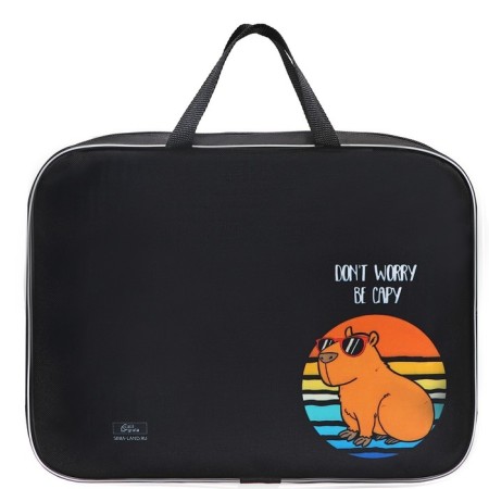 Folder with handles Textile A4, 350 x 270 x 70 mm, calligrata "be cape"-1