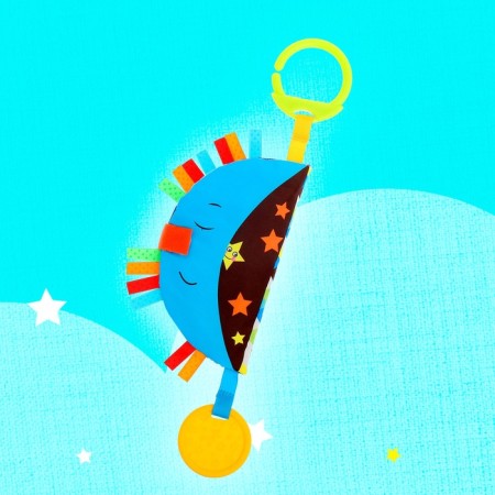 Sunny pendant "Sun", on a crib and stroller-5
