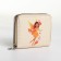 Lightning wallet, card for cards, for coins, beige color