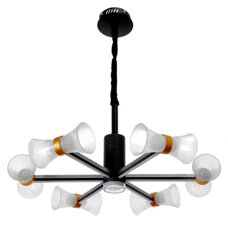 Chandelier 1699/6 LED 100W 3000-6000K black 73x73x60 cm Bayerlux