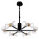 Chandelier 1699/6 LED 100W 3000-6000K black 73x73x60 cm Bayerlux