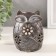 Ceramics candlestick per 1 candle "fox" brown 7.5x7.5x11 cm