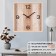 Watching clock, interior "arabesque", silent, 30 x 30 cm