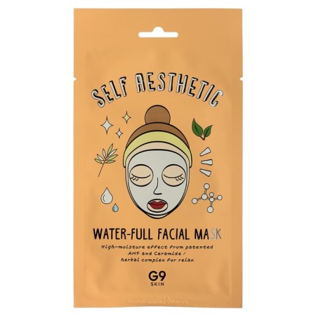 Facial mask tissue moisturizer G9 Self Aesthetic Waterful Facial Mask 23ml
