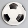 Disposable paper plate "Football", 18 cm