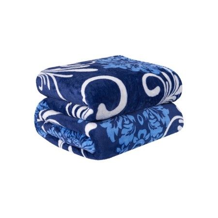 Bridge blanket, size 180x200 cm, blue color-5