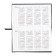 Purple dated pocket 2025, 155 x 95mm 64 sheets, Devente.Matrix, solid cover to leatherette with foam, embossing, block 70, black