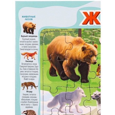 Puzzle-frame "Animal World", 60 elements-3
