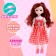 Fashionable articular “Sofia” doll in a sundress, with an accessory, mix