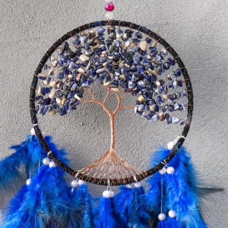 Dreams "Wood" Bright blue d = 15.5 cm h = 63 cm-1