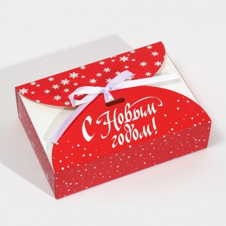Box the team "Happy New Year", 22 x 15 x 6 cm, new year