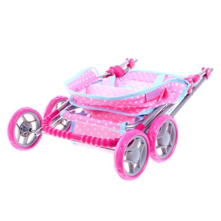 Stroke for the dolls summer, with a roof, a metal frame-4