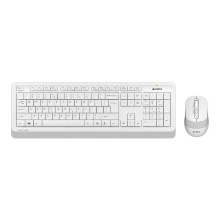 Keyboard + Mouse A4Tech FSTYLER FG1010S CLAV: White/Gray Mouse: White/Gray USB Wireless 103388