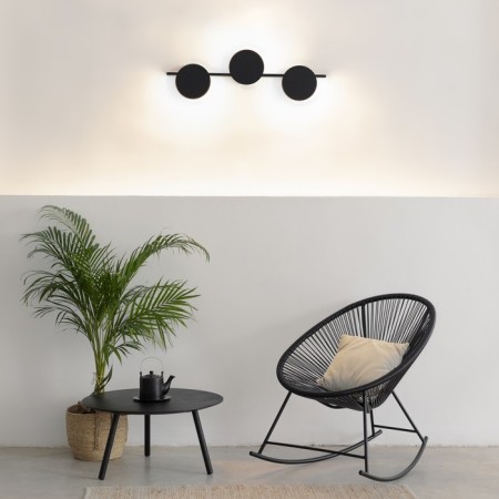 Wall lamp mantra eris, LED, 1920LM, 3000K, 900x32x286 mm, black color-4