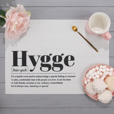 Napkin on the table "Hygge", PVC, 40x29 cm