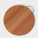 Groot board "Round", with a metal handle, D = 30 cm, thickness 1.6 cm, beech