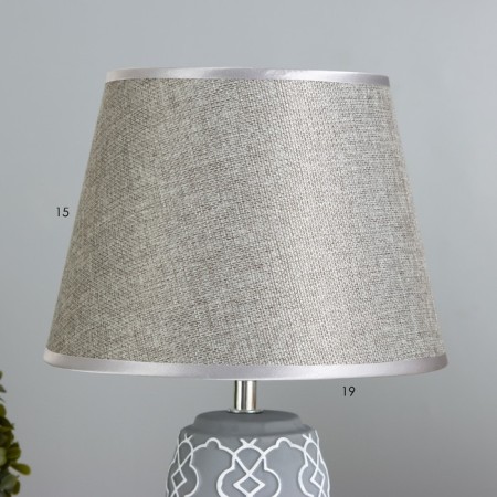 Camila table lamp E14 40W gray-white 22x22x35 cm Risalux-2