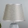 Camila table lamp E14 40W gray-white 22x22x35 cm Risalux