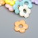 Beads for creativity plastic "Pastel colors" set 20 grams 0.4x1.8x1.8 cm