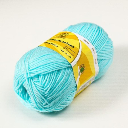 Yarn "Children's Fun" 20% microfiber, 80% acrylic 140m/50g (073 ice)-1