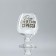 Cognac glass "To relieve stress", neckline, 265 ml.
