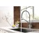 LEMARK COMFORT LM3071C-GRAY kitchen mixer, with tap for drinking water, chrome, gray