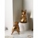 A set of figures "Bulldog", geometry, polystone, 34 cm, color gold
