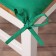 Siddle on the chair Ethel Year Collection 42x42 cm, central green, 100% hl, sarzha 190 g/m2