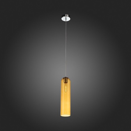 Suspension lamp ST LUCE. SL1145.193.01. Callana. 1x60 watts, E27, 10x10x50 cm, chromium color-2