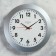 Wall clock, series: classic, D-30 cm, silver rim
