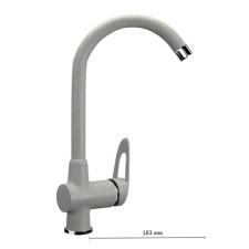Kitchen mixer Ulgran U006-310, gray color