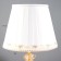 Highlight lamp with Laura Laura backlight 1x60W E27 Gold 26x26x41 cm Risalux