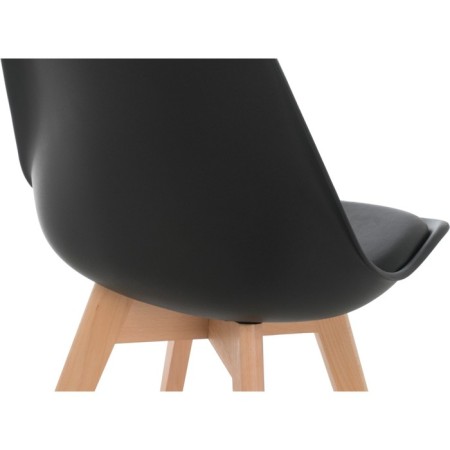 Plastic stool Bonuss array/plastic/coconut, natural/black 49x57x82 cm-8