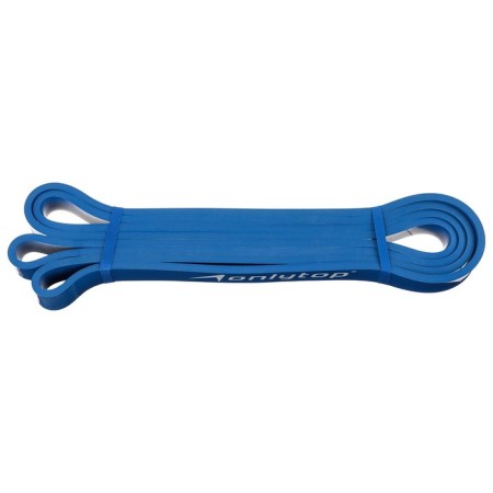 Espander multifunctional tape onlytop, 208x2.2x0.5 cm, 5-22 kg, blue color-3