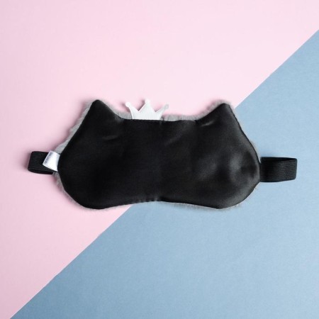 Mask for sleep "cat", pink color-1
