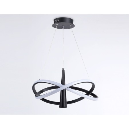 LED LED LED suspended Ambrella Comfort Linetech FL5368 with a remote control, 47W, LED, Black Color Black-3