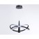LED LED LED suspended Ambrella Comfort Linetech FL5368 with a remote control, 47W, LED, Black Color Black