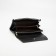 Women's wallet on the button, black color