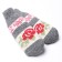 Women's mittens, gray color, size 20-22