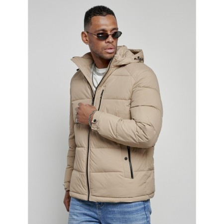 Sports male winter, size 58, beige color-8